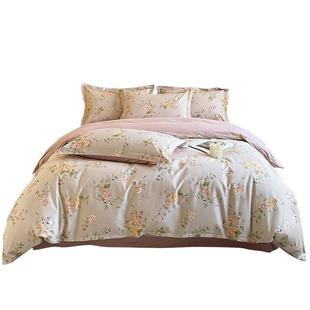 全棉四件套100纯棉2025新款被套床单被罩床笠宿舍三件套床上用品4