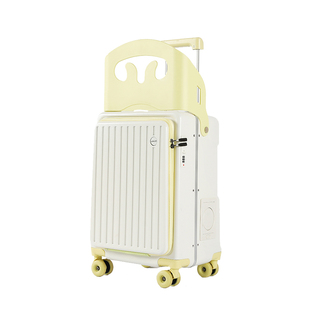 多功能20寸儿童行李箱可坐前开口可登机拉杆箱24寸宝妈遛娃旅行箱