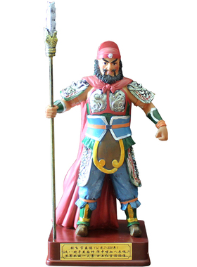 三国人物张飞中式风桃园结义雕像