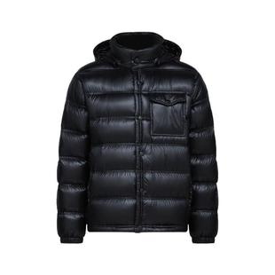 【法国进口羽绒】比音勒芬冬季男士短款连帽保暖外套面包服羽绒服