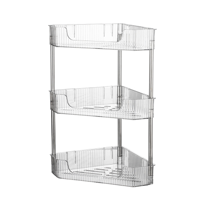 厨房置物架台面多功能透明收纳架
