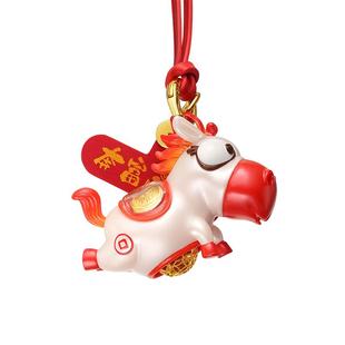 CCO黄金赚元马挂饰钥匙扣转运招财包挂件生肖马吉祥物本命年礼物
