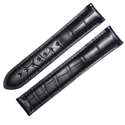 十瑞真皮表带男适用于欧米茄手表