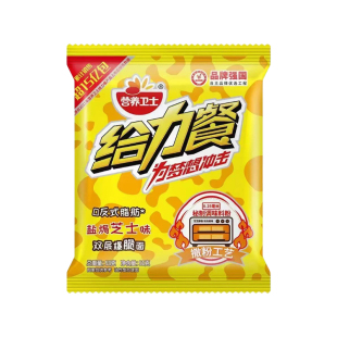 营养卫士给力餐干脆面追剧分享开袋即食解馋网红休闲怀旧干吃面