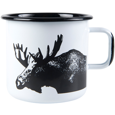 小溪的春天芬兰进口北欧搪瓷杯