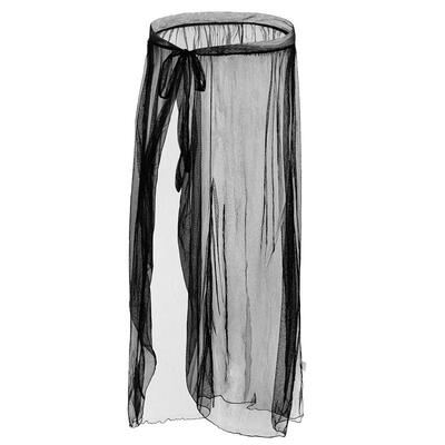 性感透明网纱长裙男女透视家居裙