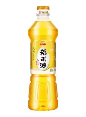 金龙鱼优+稻米油700ml炒菜烹饪食用植物油健康美味家用家用首选