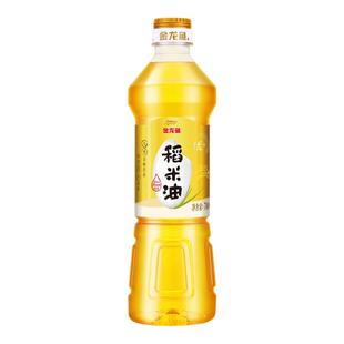 金龙鱼优+稻米油700ml炒菜烹饪食用植物油健康美味家用家用首选