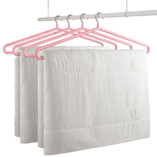 大衣架晒被子床单阳台家用大号浴巾被套专用晾衣架加粗晒被子神器