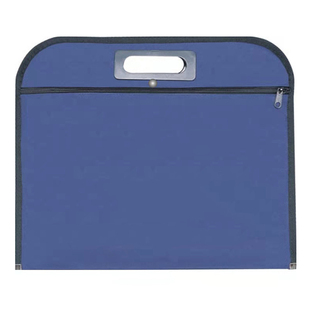 定制A4B4牛津布袋防水手提文件袋帆布公文袋会议资料袋子印刷logo