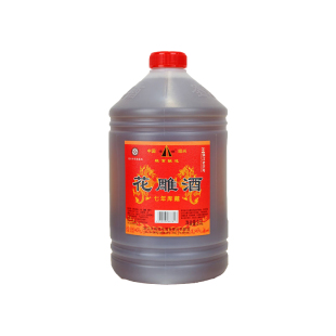 圣塔绍兴产黄酒五斤装一级花雕酒去腥增香自饮小酌家庭装烹饪料酒