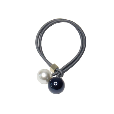 发绳珍珠皮套韩国简约头饰