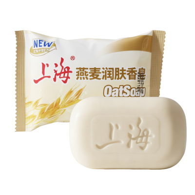 上海燕麦润肤香皂85g男女沐浴皂