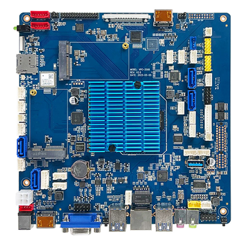 全新RK3588台式机电脑主板CPU套装SATA硬盘6T算力AI一体主机linux