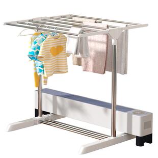 飘窗晾衣架毛巾架落地小型家用迷你折叠凉晒窗台幼儿园衣架阳台