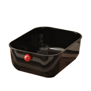 尊慕斯中古风桌面收纳盒化妆品零食面膜高级感复古杂物整理置物筐