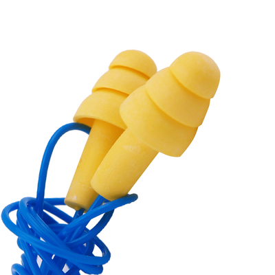 防水带绳硅胶堵耳朵降噪静音