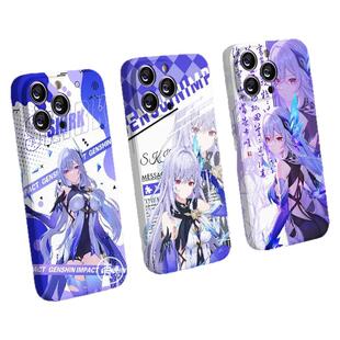 原神适用苹果15手机壳iPhone16/14PRO丝柯克PLUS塔利雅7/8高级13/12mini/16二次元周边xs/xr菲林max硬se2/3套