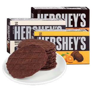 好时巧克力华夫饼干55g榛子柑橘味薄脆瓦夫饼干韩国进口零食小吃