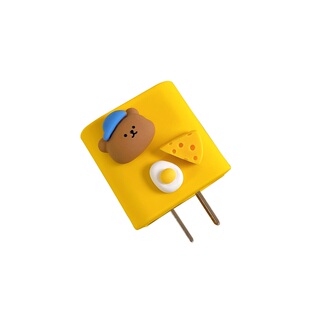 苹果iPhone13/12充电器保护套11Pro手机20w快充头数据线硅胶贴片套防折断手机充电线缠绕绳ipad2021硅胶壳18w