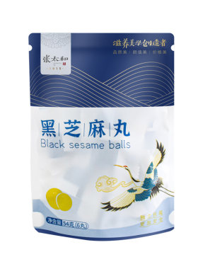 九蒸黑芝麻丸张太和黑芝麻丸零食