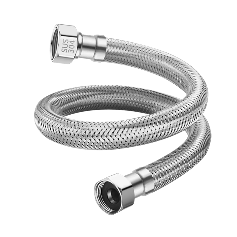 6分304不锈钢金属防爆高压热水器连接编织软管马桶进水管冷热水管