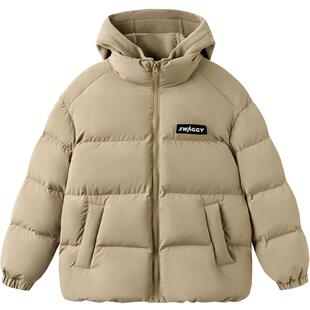 巴拉巴拉儿童羽绒服女户外防风男童加厚保暖冬新款假两件外套