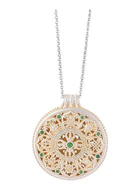 扭纹圆牌吊坠本月新品限时优惠