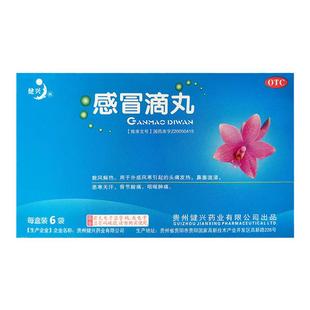 健兴感冒滴丸2.5g*6袋外感风寒发热鼻塞流涕恶寒无汗骨节酸痛