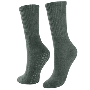 秋冬瑜伽袜子专业防滑女中筒普拉提专用五指袜分趾室内健身瑜珈袜