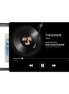 定制歌词黑胶唱片电表箱装饰画