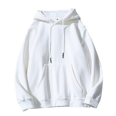 不倒绒连帽卫衣男加绒加厚外套