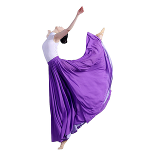 古典舞大摆裙半身练功服现代跳舞演出练习长裙720度大裙摆舞蹈裙