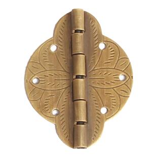 樟木箱子铜箱牌首饰盒纯铜箱扣木盒搭扣小锁鼻成套箱子仿古铜配件