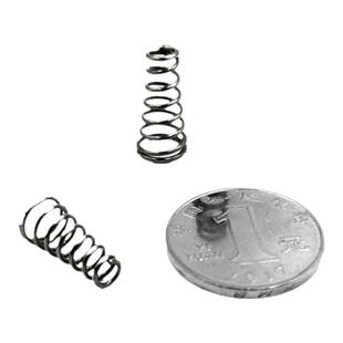 塔簧压簧宝塔弹簧不锈钢塔形弹簧大小头锥形塔型电池弹王0.3线2.5