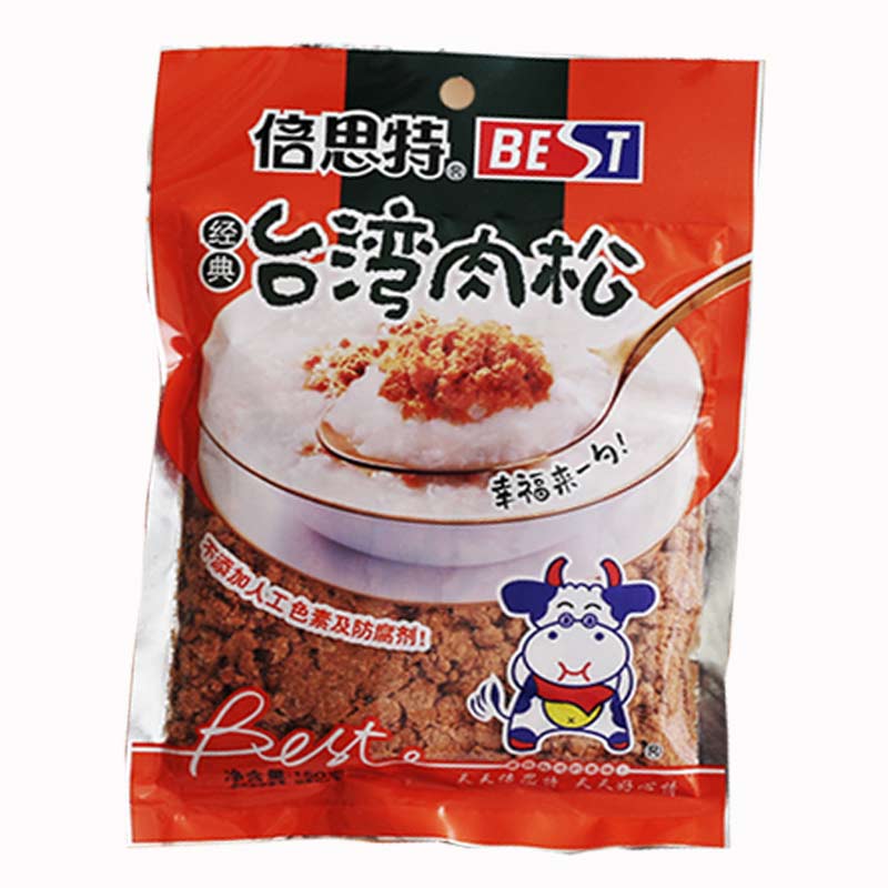 特价倍思特台湾风味150g袋装肉酥