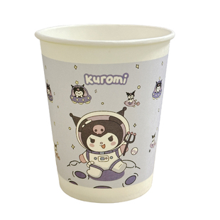 一次性纸杯子加厚卡通聚会纸杯办公室喝水杯饮料杯家用豆浆杯商用