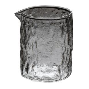 畅壹堂 日式耐热玻璃公道杯锤纹公杯茶海分茶器过滤功夫茶具配件