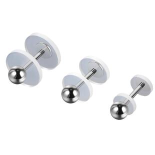 防增生小飞碟食品级硅胶耳堵耳洞耳钉耳骨钉透明垫片养耳洞防内陷