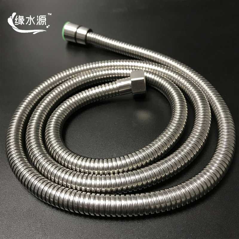 厂家批发304不锈钢淋浴花洒防软管缠绕进水管淋浴软管加密