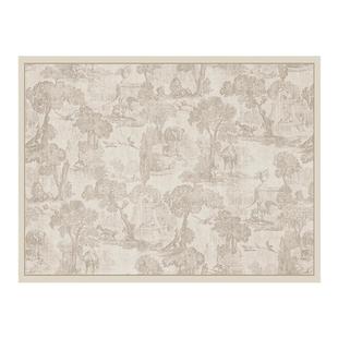 防水地毯pvc皮革客厅茶几毯法式复古免洗可擦pu地垫卧室轻奢高级