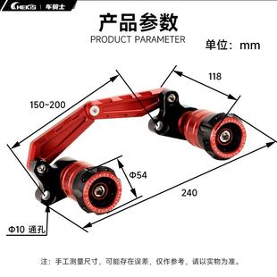 368E 适用升仕368D 排气管防摔棒 K改装 G排气防护杠前后保险杠