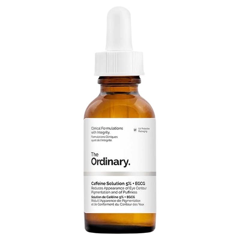 The Ordinary 5%咖啡因眼部紧致细纹淡化黑眼圈精华液30ml