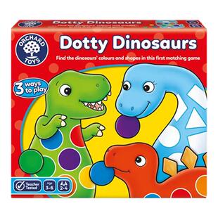 Orchard Toys 点点恐龙 儿童颜色和形状游戏早教益智亲子互动玩具
