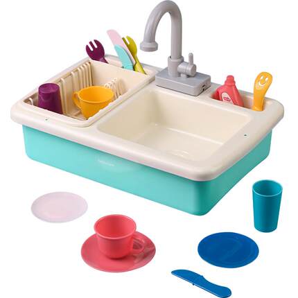 babycare厨房过家家玩具洗碗机男女孩厨房玩具益智洗碗机新年礼物