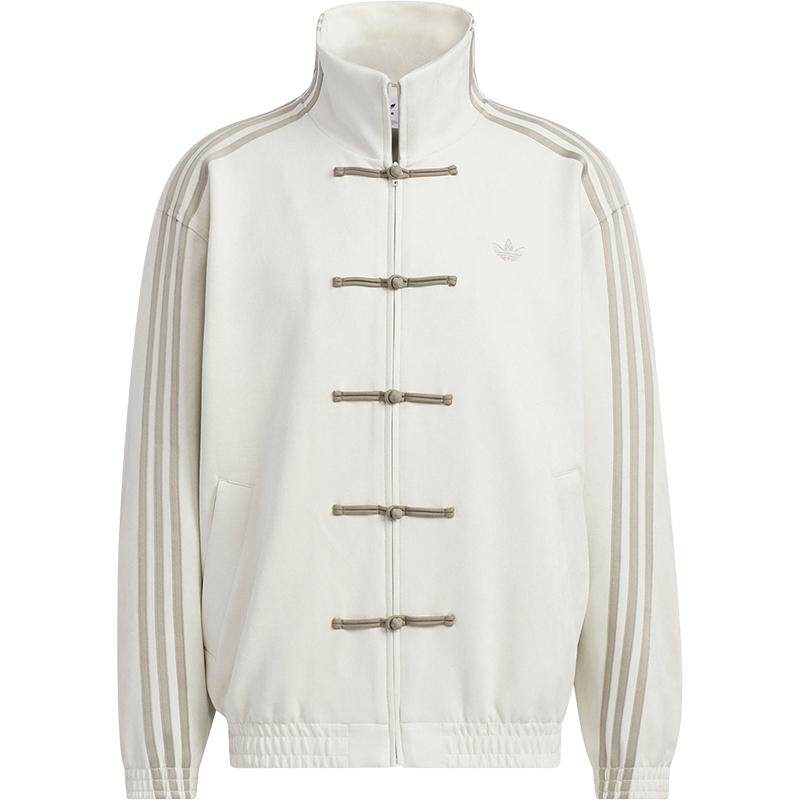 Adidas/阿迪达斯官方正品三叶草蛇年新年男女款新中式外套JZ9944