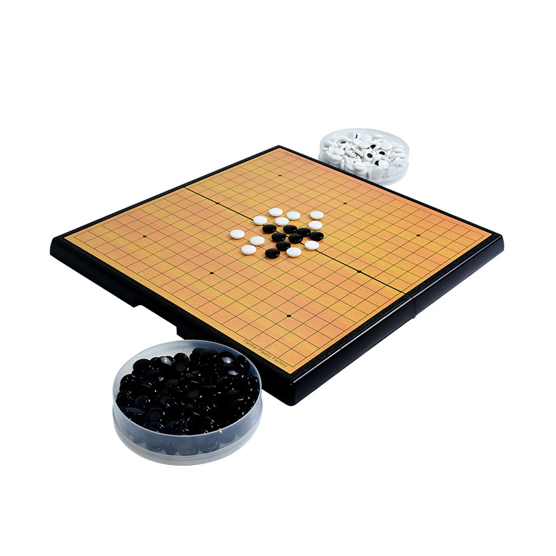 围棋套装磁性便携折叠棋盘初学者儿童学生成人五子棋送入门书