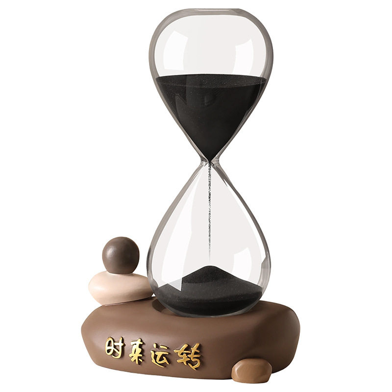 创意时来运转沙漏计时器摆件办公室工位趣味桌面装饰开学礼物