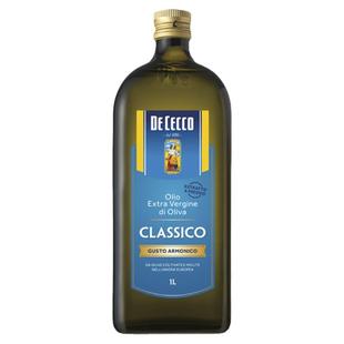 得科Dececco特级初榨橄榄油1L意大利原装进口西餐沙拉食用油