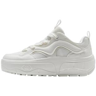 特步棉花糖|板鞋2026春季新款厚底休闲鞋女鞋运动鞋百搭增高鞋子